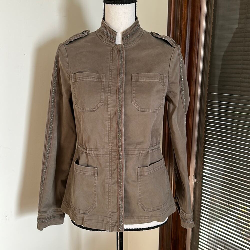 Boden | Beaded Utility Jacket Size 4